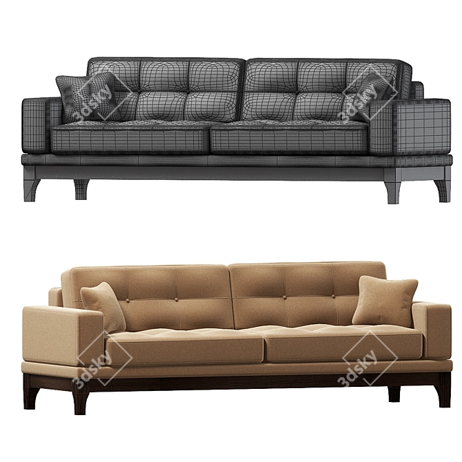 Foster: Comfortable and Versatile Sofa 3D model image 6