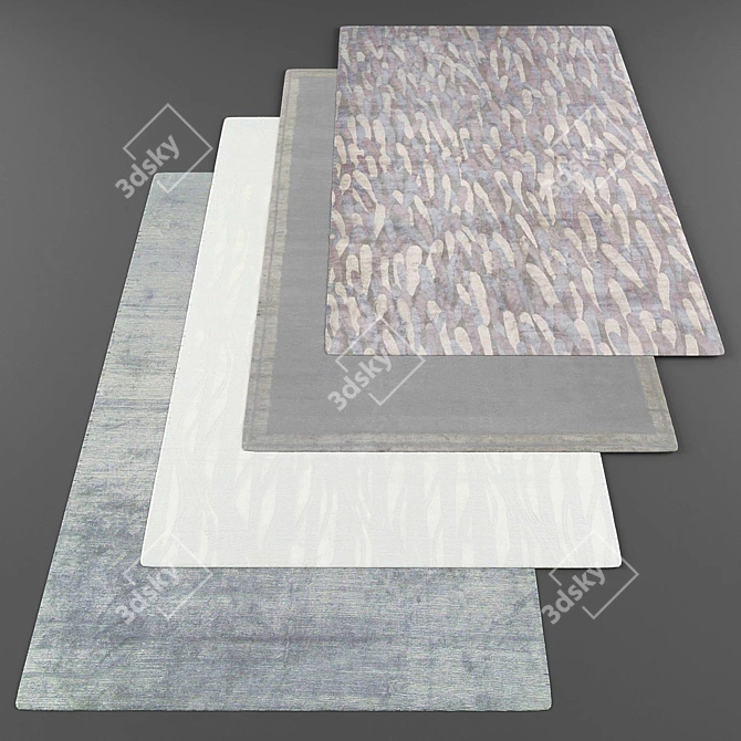 Modern Style Rug Collection 3D model image 1