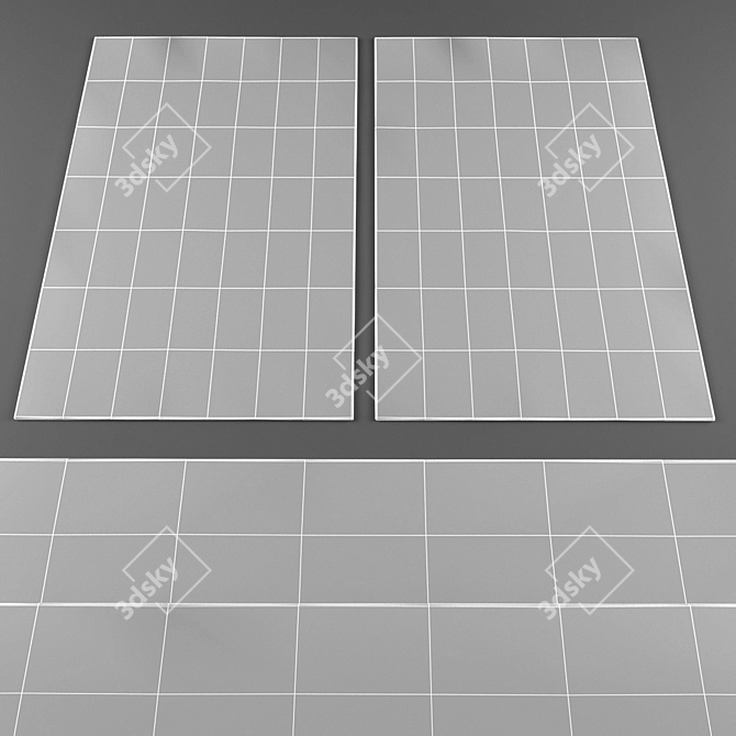 Modern Rugs Collection 317 3D model image 4