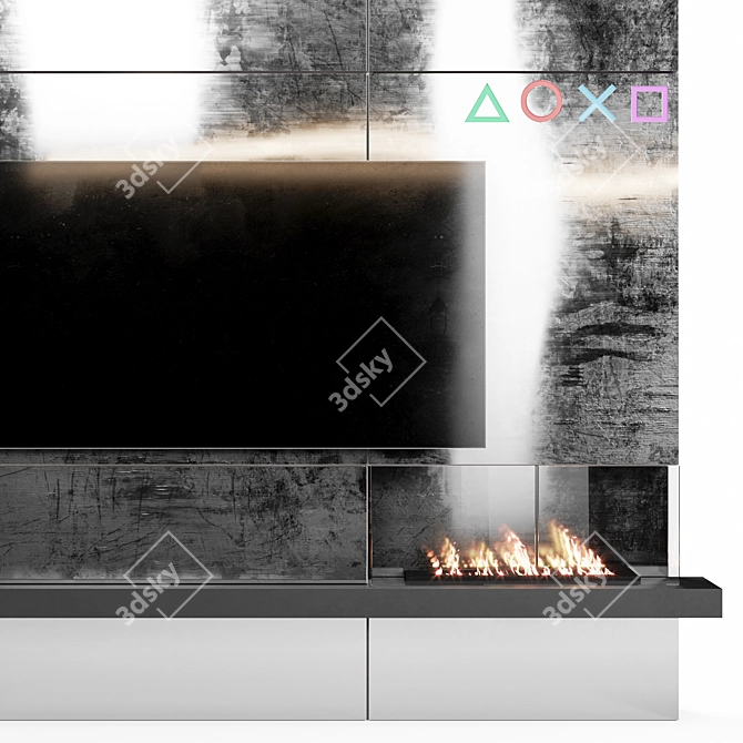 Sleek TV Zone 46 3D model image 3