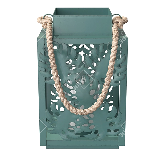 Elegant Lantern Decor - 4 Designs 3D model image 4