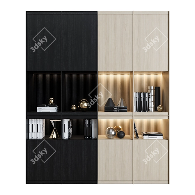 Stylishly Lit Cupboard (Muzafarov Collections) 3D model image 2