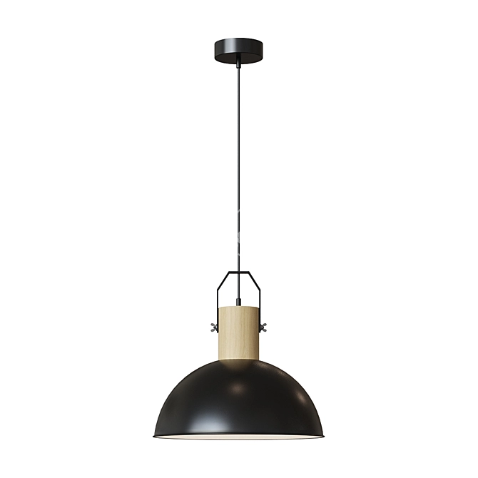 Modern Minimalist Pendant Lamp 3D model image 1