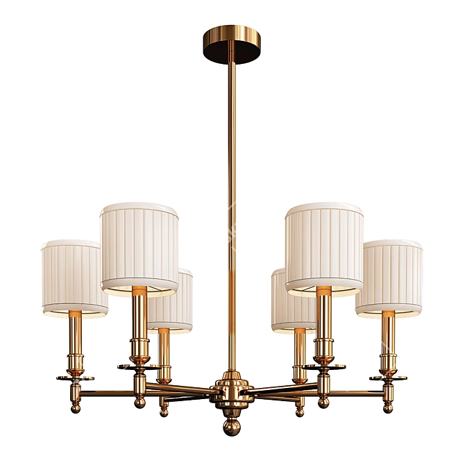 Elegant Palmer Chandelier 3D model image 1