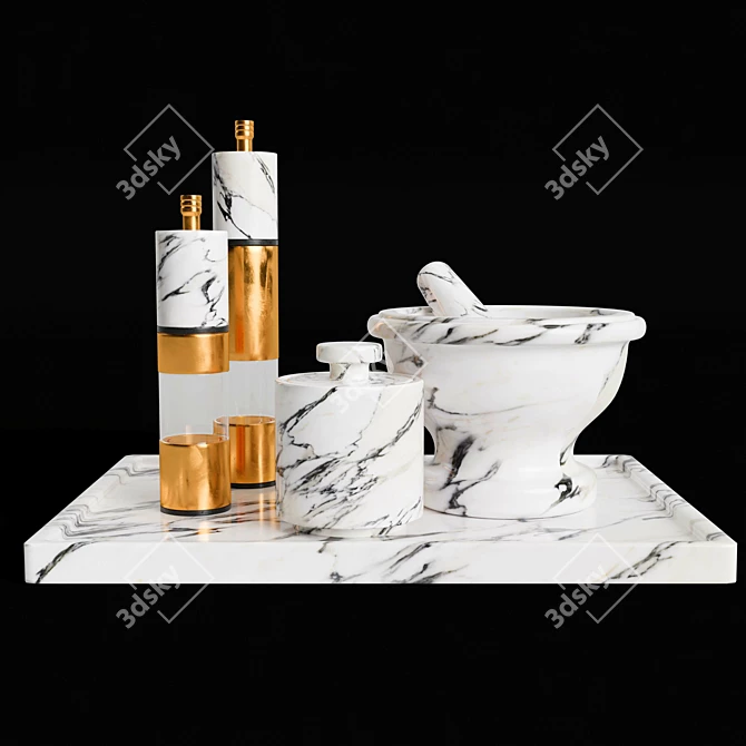 Corona 6 Kitchen Accessories 3D model image 1