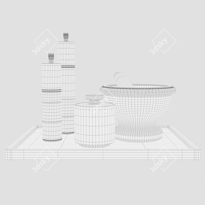 Corona 6 Kitchen Accessories 3D model image 4