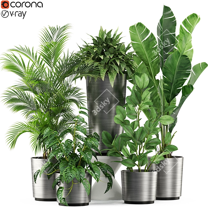 Lush Greenery Collection 460 3D model image 1