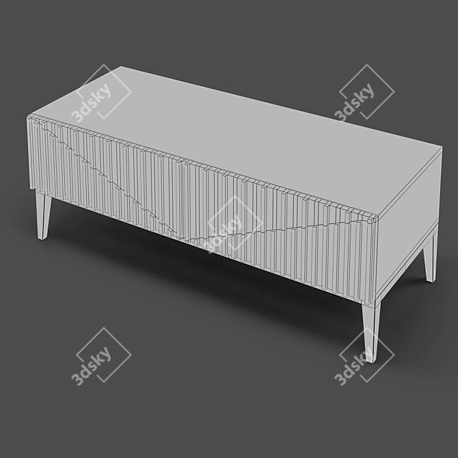 Elegant Menorca TV Stand by MOD Interiors 3D model image 3