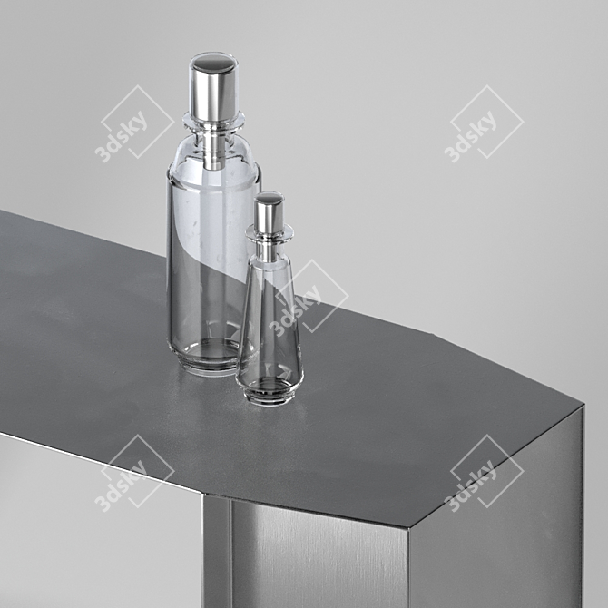 Delcourt ICY Console | Stainless Steel Design 3D model image 2