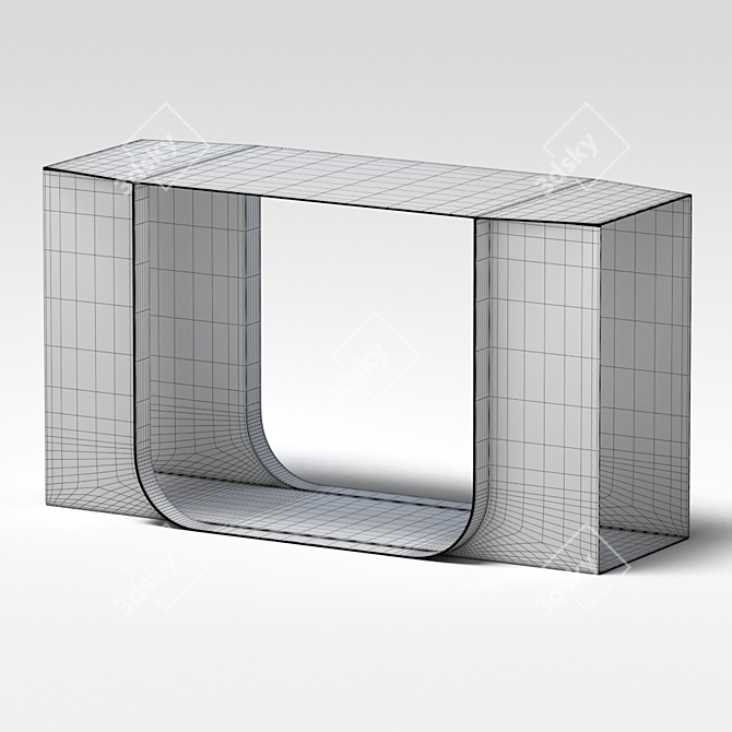 Delcourt ICY Console | Stainless Steel Design 3D model image 4