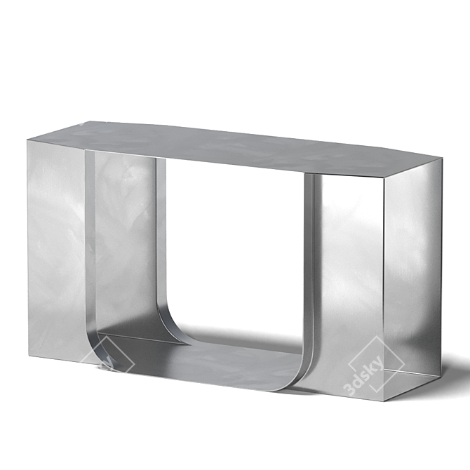 Delcourt ICY Console | Stainless Steel Design 3D model image 5