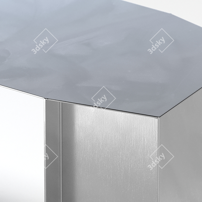 Delcourt ICY Console | Stainless Steel Design 3D model image 6