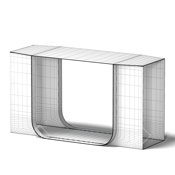 Delcourt ICY Console | Stainless Steel Design 3D model image 9