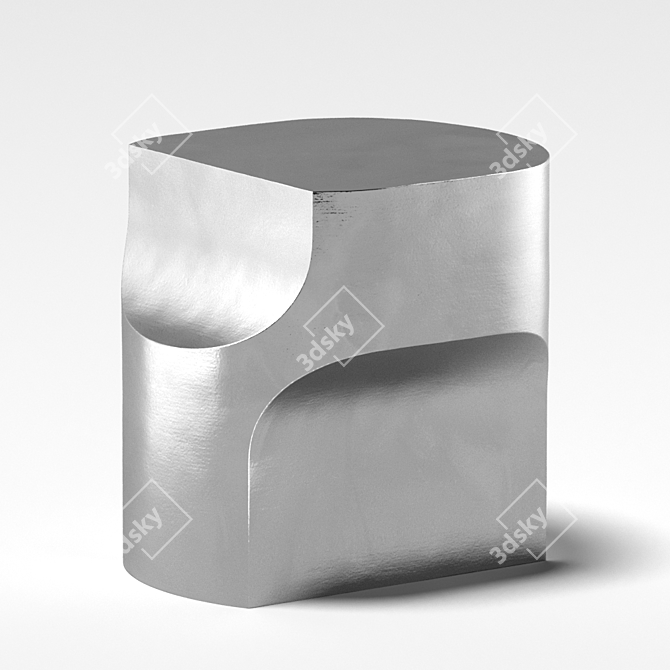 Delcourt OPE Side Table: Modern Elegance 3D model image 1