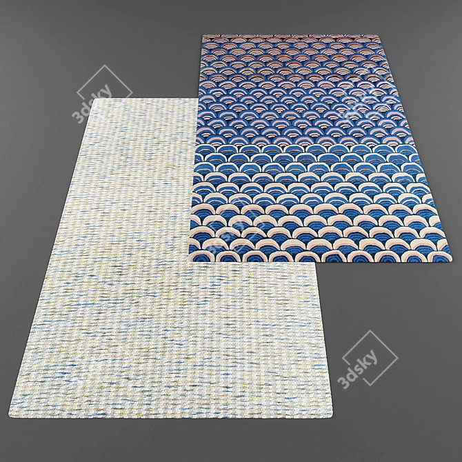Modern Style Rugs Collection 3D model image 2