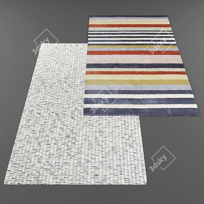 Modern Style Rugs Collection 3D model image 3