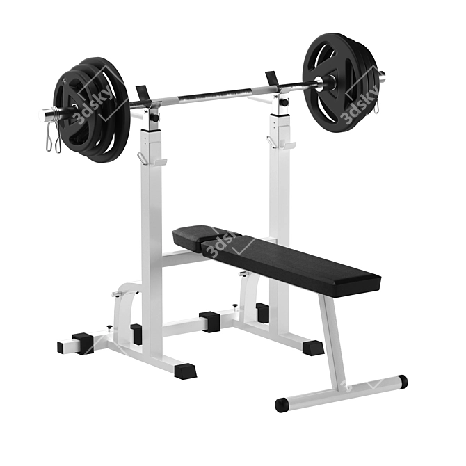 Ultimate Home Gym Set 3D model image 4