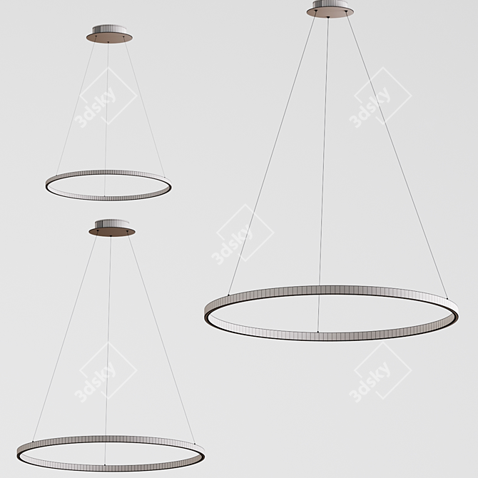 Contemporary Pendant Lights 095: Stylish and Budget-Friendly! 3D model image 3