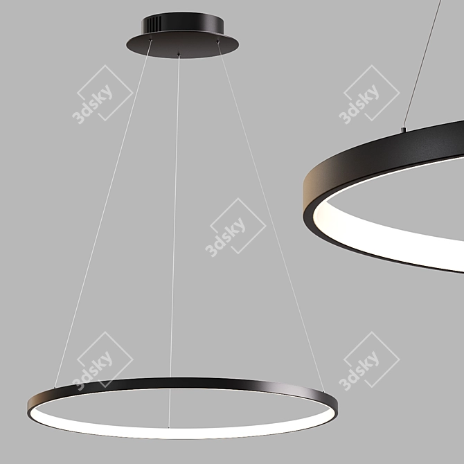 Contemporary Pendant Lights 095: Stylish and Budget-Friendly! 3D model image 4