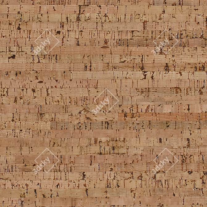 LITE Collection: Corkart Cork Flooring 3D model image 1