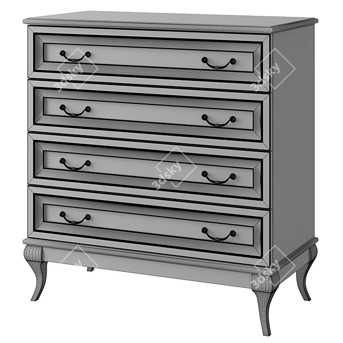 MK-64 Chest of Drawers 3D model image 3