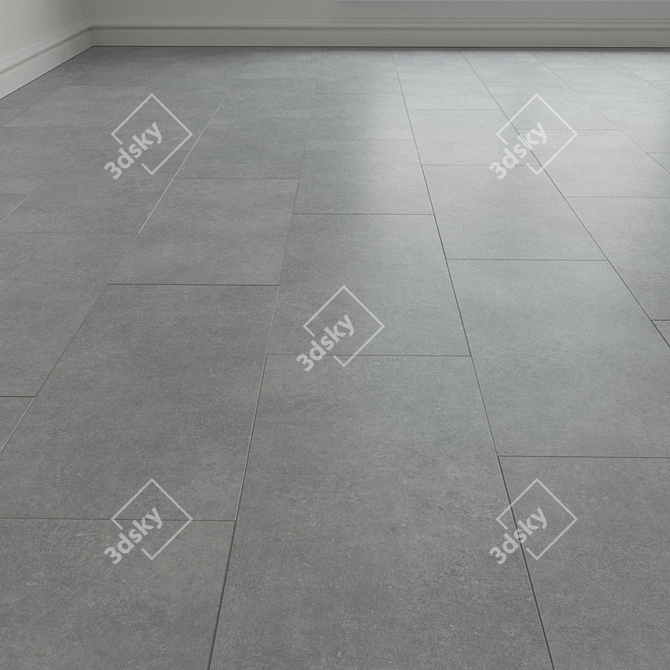 Moduleo Select Cantera: Porcelain Stoneware Floor Tile 3D model image 1