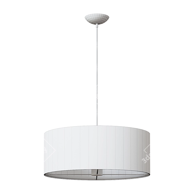 Title: Faro Seven Chandelier (White) 3D model image 2