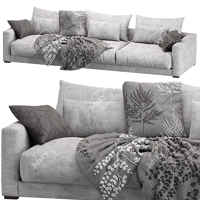 Luxurious Linteloo Mauro Sofa 3D model image 2