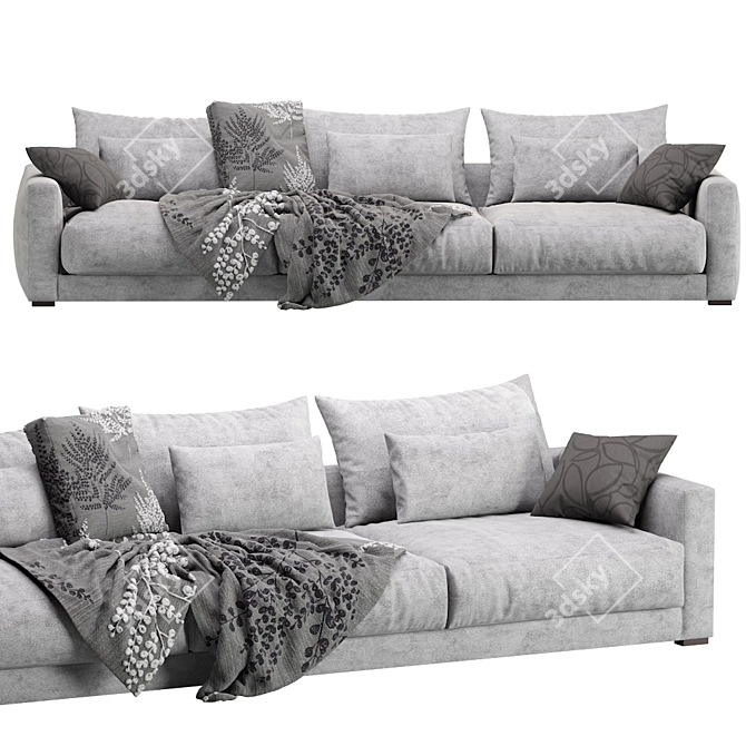 Luxurious Linteloo Mauro Sofa 3D model image 4