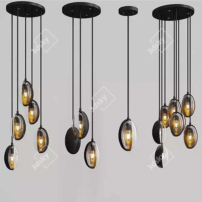 DIAS - Modern Design Pendant Light 3D model image 2