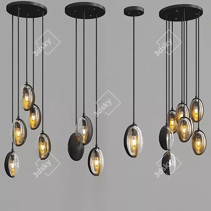 DIAS - Modern Design Pendant Light 3D model image 3