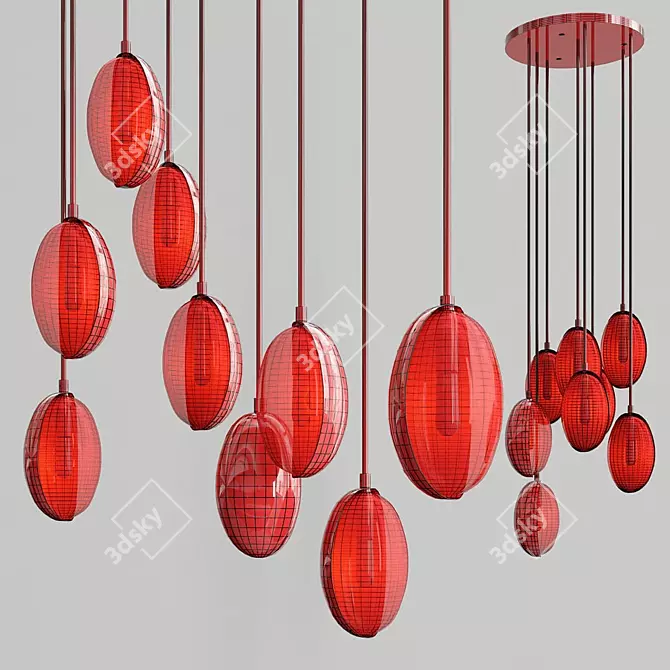 DIAS - Modern Design Pendant Light 3D model image 4