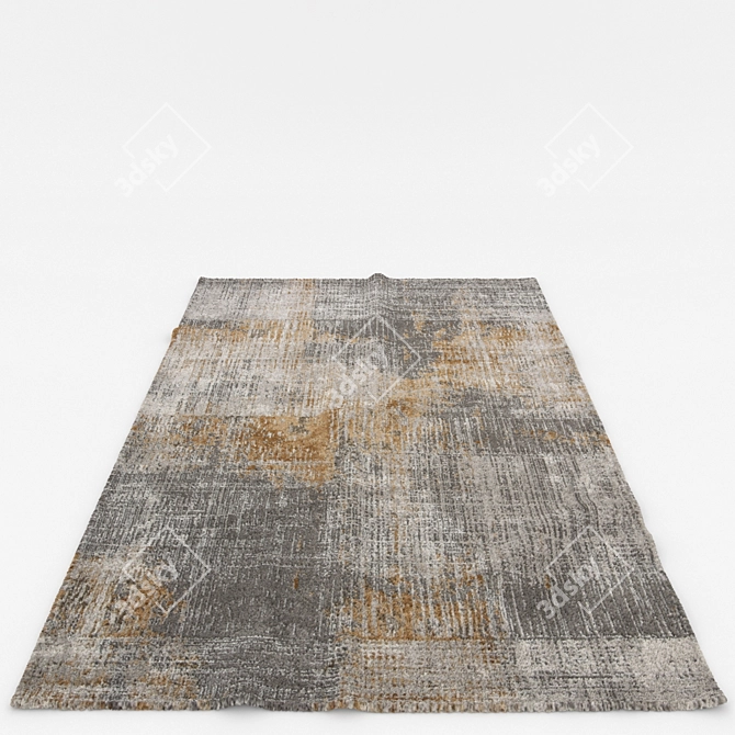 Versatile 6-Piece Rug Set 3D model image 6