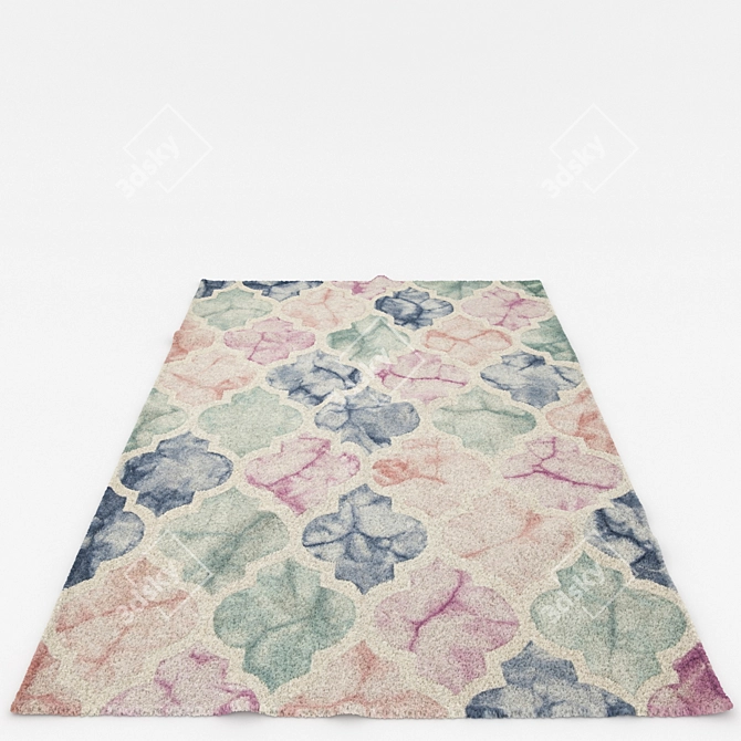 Versatile Set of 6 Rugs 3D model image 6