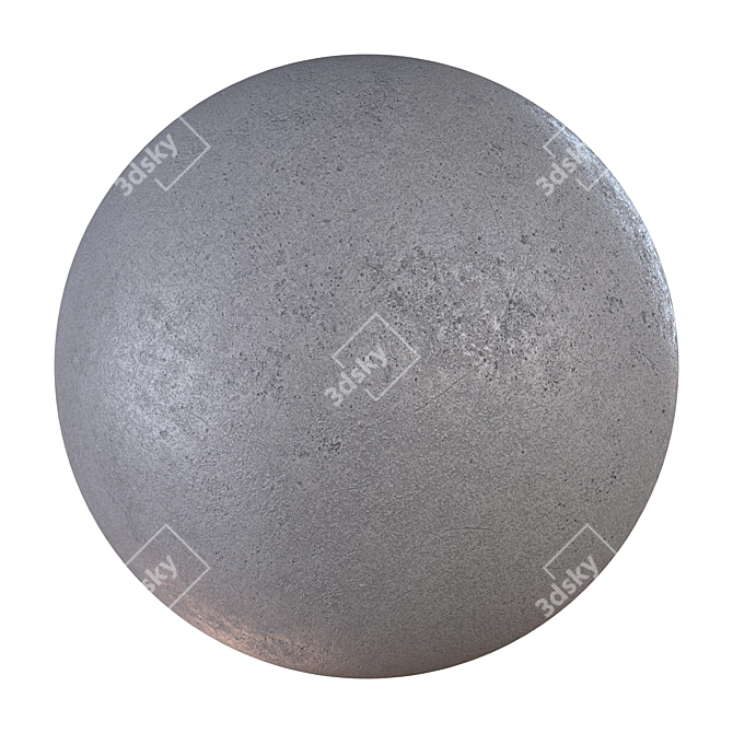 Title: Seamless PBR Concrete Plaster 3D model image 1