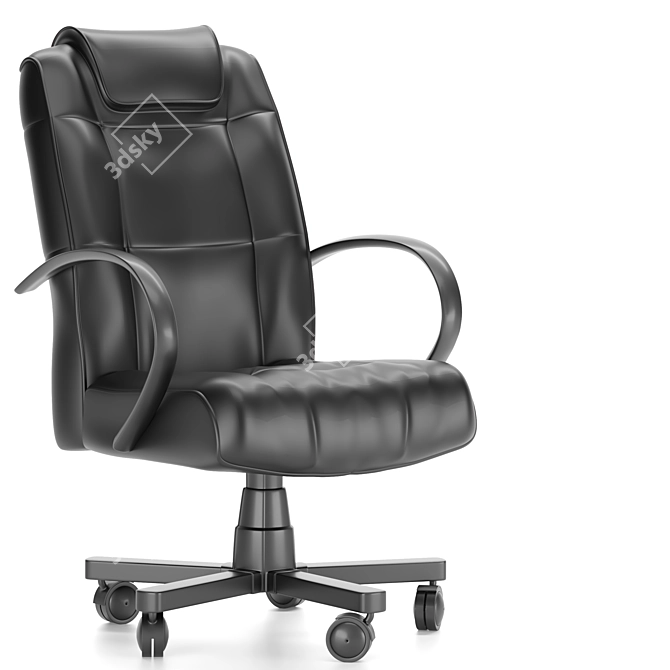 Modern Ergonomic Office Chair 3D model image 2