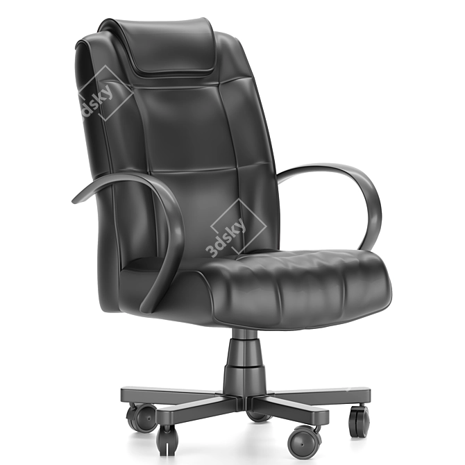 Modern Ergonomic Office Chair 3D model image 6