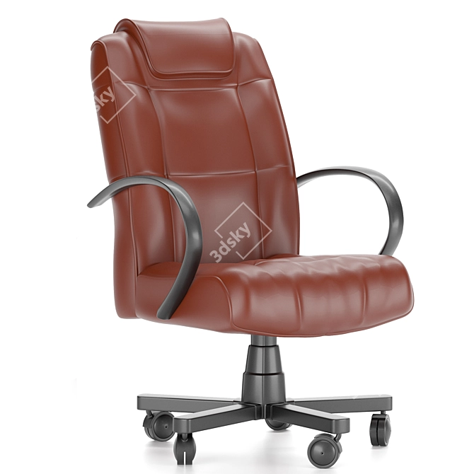 Modern Ergonomic Office Chair 3D model image 7