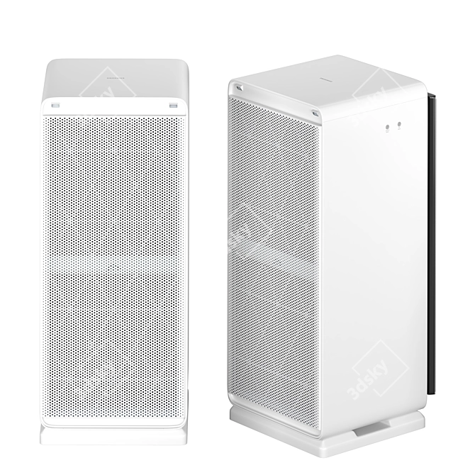 Samsung Cube Air Purifier: Breathe Fresh Air 3D model image 2