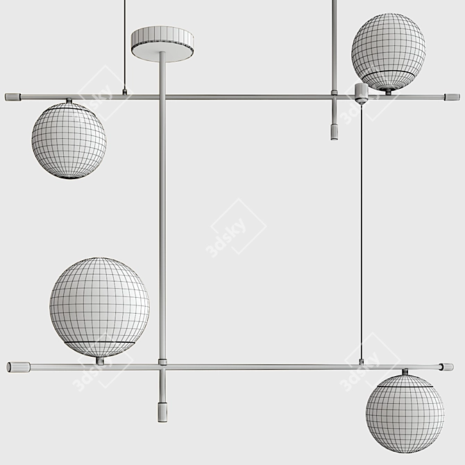 Maytoni Nostalgia Pendant Light 3D model image 2