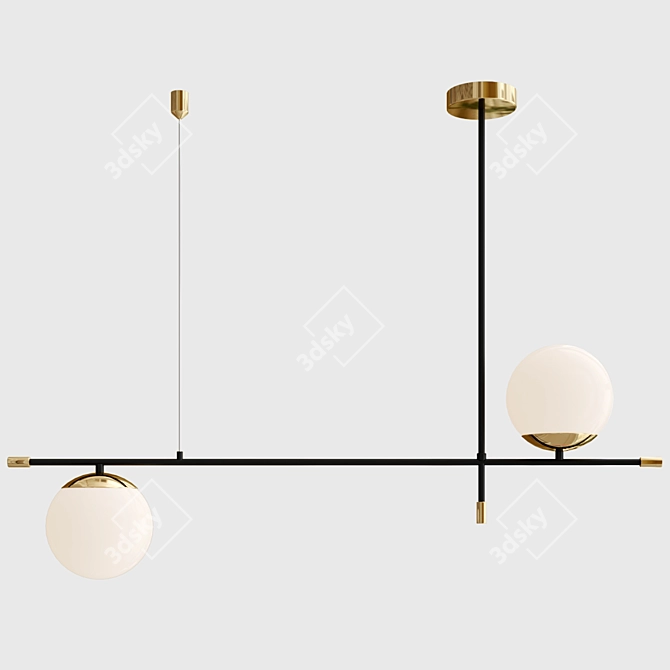 Maytoni Nostalgia Pendant Light 3D model image 3