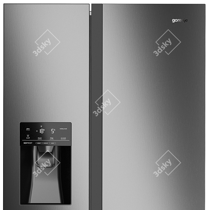 Premium Gorenje Refrigerator Set 3D model image 3