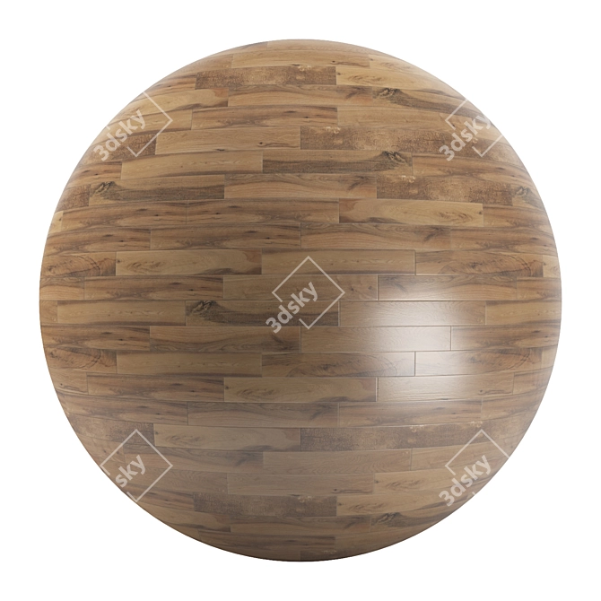 Parquet 04 - PBR Patterns, 4k Texture, Multiple Formats 3D model image 1