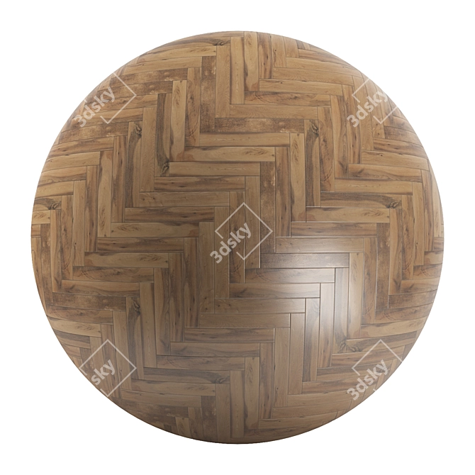 Parquet 04 - PBR Patterns, 4k Texture, Multiple Formats 3D model image 2