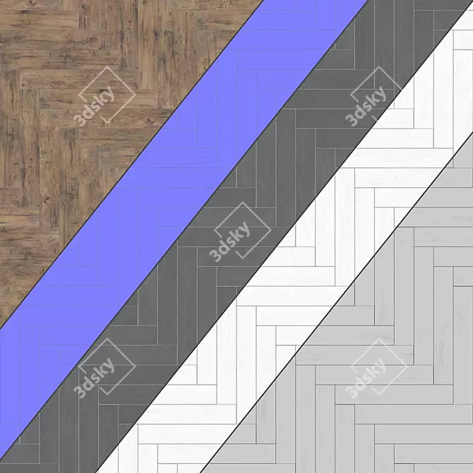 Parquet 07: Versatile Patterns & High-Quality Textures 3D model image 5