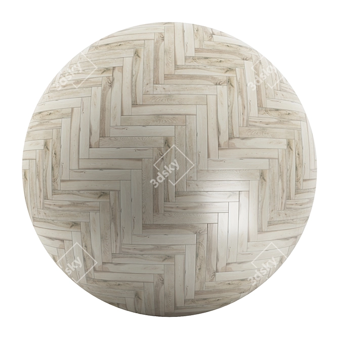 Parquet 09: Standard & Herringbone Patterns | PBR Textures | 4K | 3D Models 3D model image 2