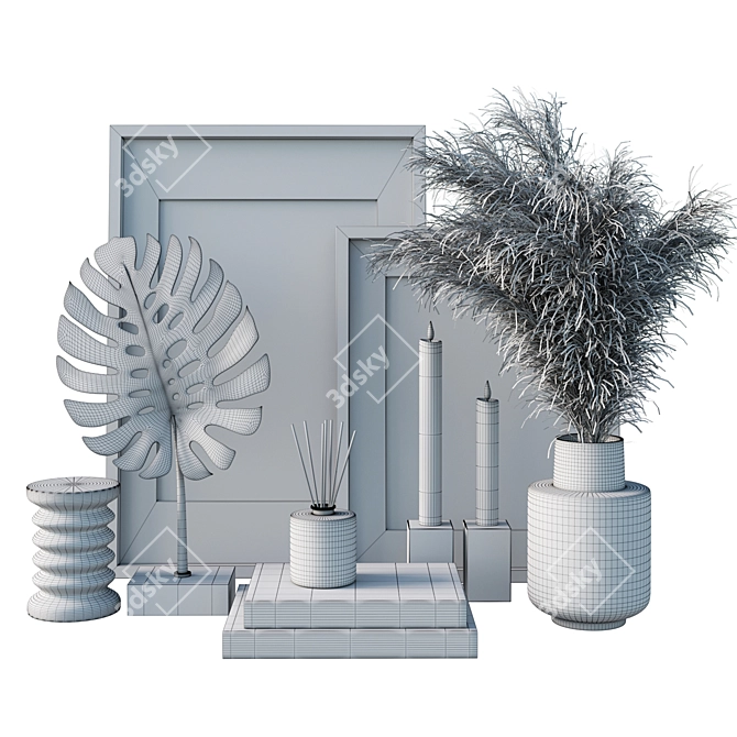 Elegant Decor Set: Interior 19 3D model image 4