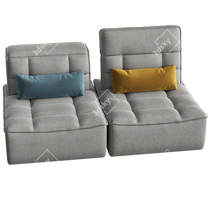 Modular Canapé Sofa 3D model image 3