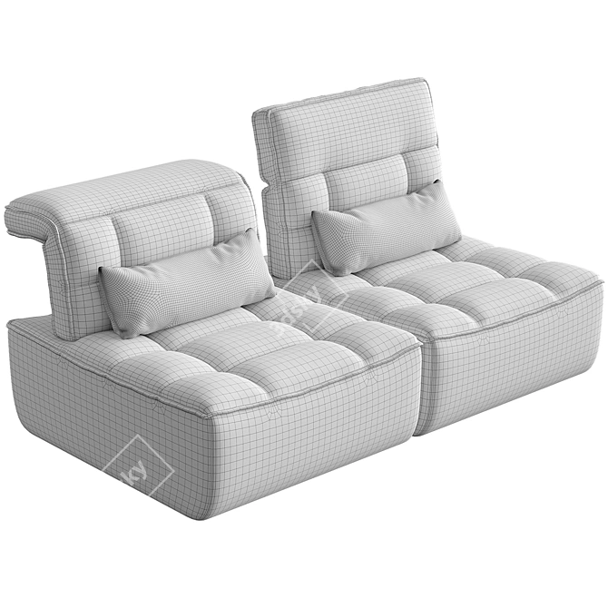 Modular Canapé Sofa 3D model image 5