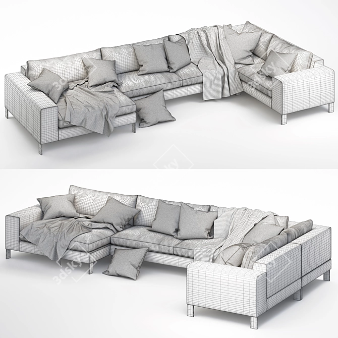 Modern V-Ray Sofa 2015: Luxurious and Stylish 3D model image 4